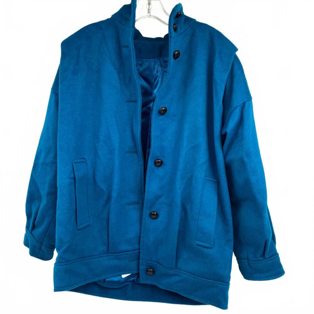 Nordstrom Blue 100% Wool Coat | Women’s OS Regular | Os